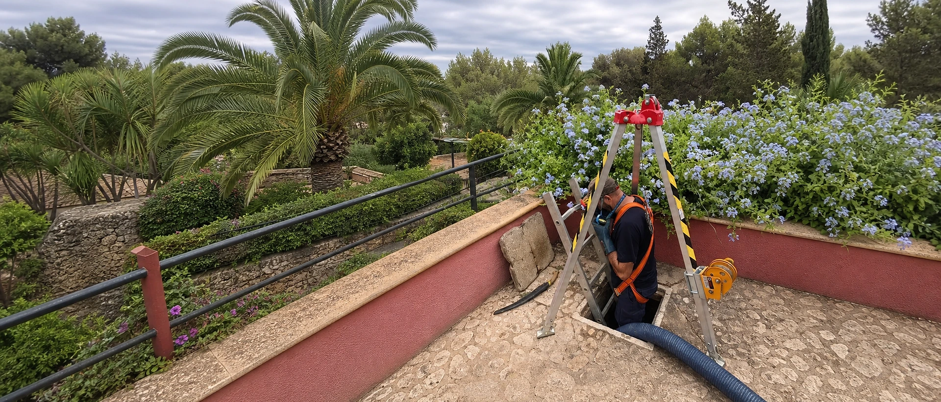 Trabajo técnico de FOSEPAL en espacios confinados